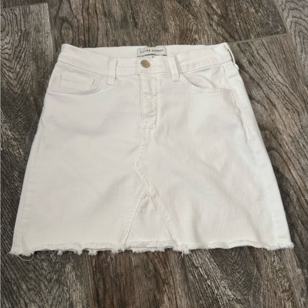 Flying Monkey White mini Skirt